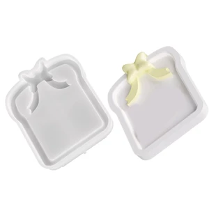 OXXGGKAO Khuôn thủ công hình uốn cong bằng silicon chịu nhiệt vĩnh viễn cho nghệ thuật nhựa Dự án DIY và phụ kiện trang trí