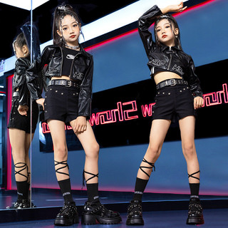 Đồ Nhảy Hiện Đại Hiphop Trẻ Em Set Đồ Dance Jazz Quần Nhảy Crop Top Đồ Nhảy Cho Bé Gái Bộ Tập Nhảy Cho