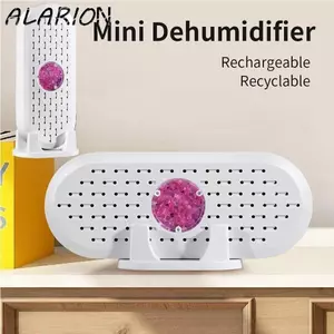 Máy hút ẩm điện ALARION, Máy sấy không khí Mini cầm tay sạc USB, Thiết kế nhỏ gọn chu kỳ Thiết kế đổi màu có thể tái sử dụng Giảm ẩm Phòng ngủ