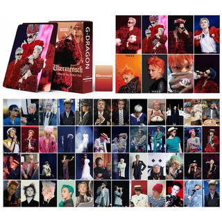 GC9 55 Cái / bộ G-DRAGON LOMO Card Album Ubermensch Bưu Thiếp Bộ Sưu Tập Ngôi Sao Ngoại Vi CG9