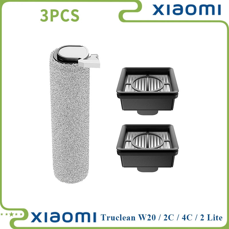 Xiaomi Truclean W20 / 2C / 4C / 2 Lite Con lăn chân không ướt khô Bàn chải Hepa Phụ kiện