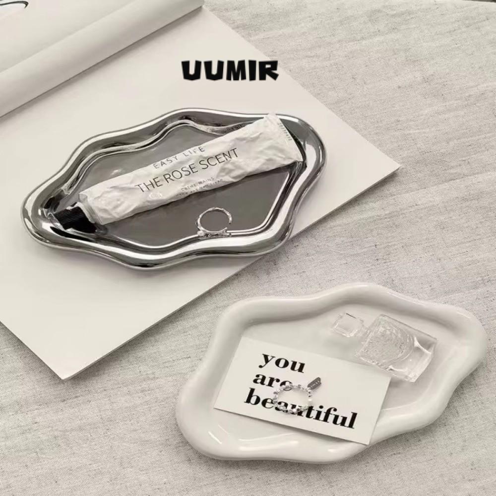 UUMIR Khay đựng đồ trang sức UUMIR, Tấm lưu trữ bằng nhựa hình đám mây, Tấm trưng bày trang sức Mini Ins Đồng hồ / Lưu trữ chìa khóa