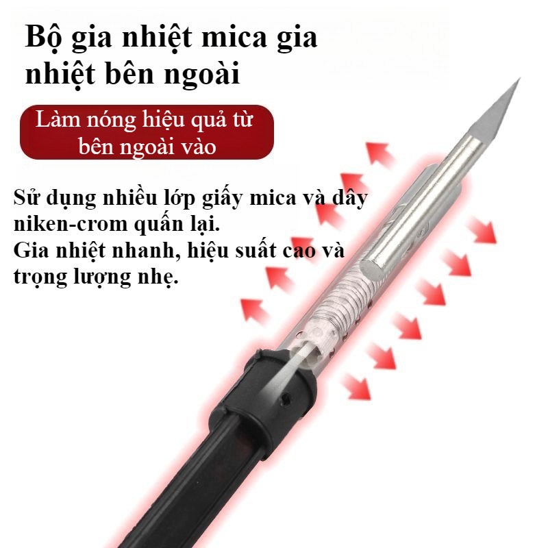 Mỏ Hàn Điêu Khắc 60W 220V,máy hàn thiếc cầm tay mini hàn linh kiện điện tử,Thiết Kế Chuyên Dụng