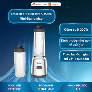Máy xay sinh tố mini Tefal BL15FD30 Mix & Move Mini-Standmixer - Bảo hành chính hãng 24 tháng