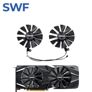 Quạt làm mát i-87MM FDC10U12S9-C cho ASUS GeForce RTX 2080 2070 2060 DUAL Advanced OC GAMING Card đồ họa Quạt làm mát- *