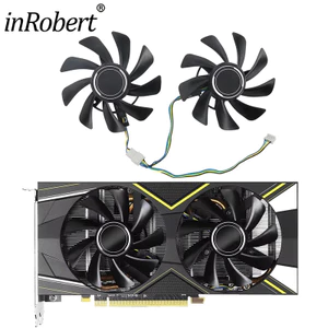 IiNew 85MM T129215SU Quạt Làm Mát Thay Thế Cho ASRock AMD Radeon RX 5600 XT Challenger D GPU Card Đồ Họa * *