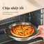 Combo Khay Lọc Dầu Inox 201 Đa Năng, Size 22-26cm Lựa Chọn, Chịu Nhiệt Tốt, Bền Bỉ