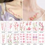 Hoa Hình Xăm Tạm Thời Chống Thấm Nước Body Dán Xương Đòn Nghệ Thuật Deco Ngọt Tươi Phong Cách INS