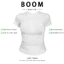 BOOM Áo Baby Tee Nữ Cotton Ôm Body-Áo Thun Ngắn Tay Y2K In Hình PhongCách Mùa Hè, Cổ Tròn Hàng Đầucách hàn quốc phong725