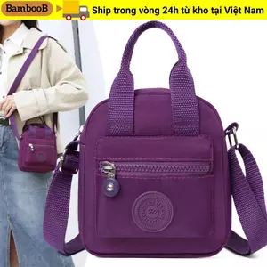 Túi đựng điện thoại di động BAMBOOB, Túi đeo chéo Nylon Túi đeo vai nhỏ, Túi xách nữ Mini thông thường Túi xách nữ dung tích cao