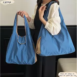 Túi Tote Mua Sắm CPINCP, Túi Thân Thiện Với Môi Trường Nhẹ Dung Tích Lớn, Gấp Di Động Túi Tạp Hóa Có Thể Tái Sử Dụng Kép