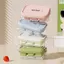 B & N Silicone 6 Khay Lưới Có Nắp Khuôn Mini Không Chứa BPA Khuôn Linh Hoạt Cho Tiệc Gia Đình Đồ Uống Lạnh Máy Làm Tủ Đông.
