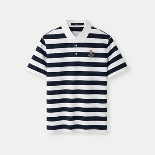 [BÁN CHẠY] Áo POLO nam tay ngắn HLA x ZOLA kẻ sọc, cổ bẻ tinh tế, năng động & co giãn