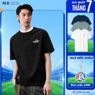 [Mua 2 Giảm 5%_Hỏa Tốc]  Áo thun nam HLA ngắn tay, chất liệu thoáng mát mềm mại, thấm hút mồ hôi