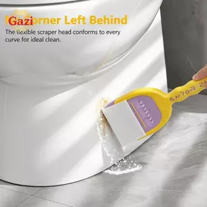 Bàn chải khoảng cách vệ sinh tay cầm dài Dụng cụ cạo góc chết đa chức năng Dụng cụ làm sạch có thể tái sử dụng rảnh tay để làm sạch khoảng cách nhỏ [VN]