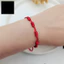 Một thế giới| 2 Chiếc May Mắn Dây Đỏ Vòng Tay 7 Nút Dây Bảo Vệ Bùa Hộ Mệnh Năm Mới