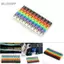 Belleshopp 150 Chiếc Bút Đánh Dấu Cáp Nhiều Màu Sắc Số Thẻ Nhãn Cho Dây 2-7Mm (150 Chiếc -1.5MM)