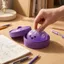 Đồ chơi cảm giác bánh bao QEARY, với máy hấp Bánh bao tăng chậm Đồ chơi Squishy, Đồ chơi hút ngón tay thực tế sáng tạo Fidget Squishy Bun Người lớn & Trẻ em