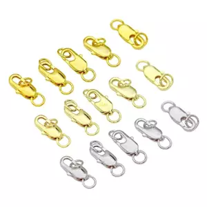 Flgo 10 Chiếc Móc Khóa Tôm Hùm Đa Năng Cho Thủ Công Dây Chuyền Vòng Tay Linh Kiện Trang Sức Dây Chuyền Và Vòng Tay Dây Buộc