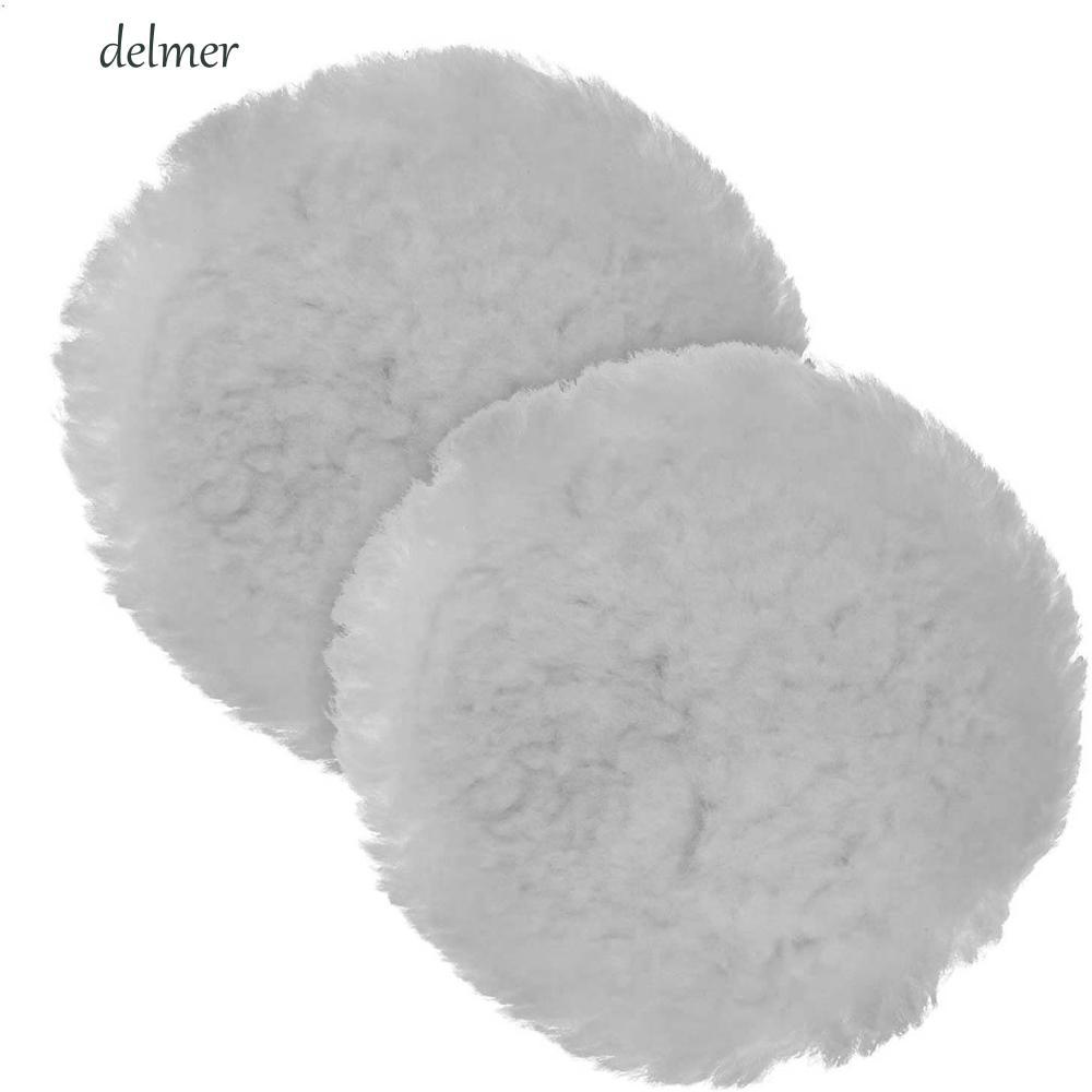 DELMER Woolen Fleece Pad Buffing Waxing Chăm sóc sơn ô tô đa năng cho 5 / 6 / 7 / 8 / 9 / 10 inch Phụ kiện đánh bóng tự động Đánh bóng vải Terry