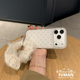 Ốp Điện Thoại Chấm Bi Thanh Lịch Cho Huawei Pura 80 70 Pro Ultra P60 Art P50 P50E P40 P30 Pro Mate 70 60 50 40 30 Pro Y9S Vỏ Trắng Bóng Đơn Giản Có Dây Buộc