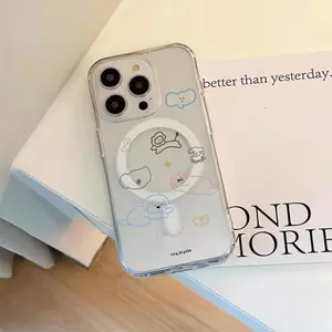 Con thú nhỏ. Thích hợp iPhone 16p17 trường hợp điện thoại 15 hút 1411/mới 1213