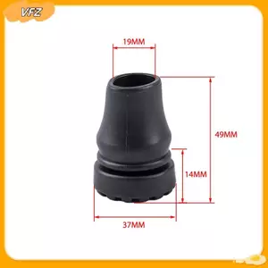 VFZ 19mm Đi Bộ Chân Cao Su Đầu Nạng Phụ Kiện Chống Trượt Đầu Nạng Chân Louislifecool