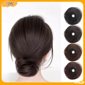 VFZ Móng Vuốt Kẹp Loại Tóc Giả Bun Tổng Hợp Thẳng Chignon Kẹp Trên Tóc Đuôi Nối Dài Updo Tóc Bun Tóc Mảnh Tóc Cho Nữ Louislifecool