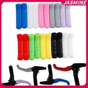 JASMINE Phanh Xe Đạp Tay Cầm TPR Tay Cầm Xe Đạp Tay Lái Bảo Vệ Vỏ Chống Trơn Trượt Xe Đạp Bảo Vệ Phụ Kiện Xe Đạp JASMINE