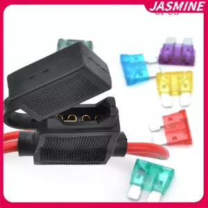 JASMINE Xe Chống Bắn In-line Tiêu Chuẩn de Cầu Chì Hộp Đựng 5 / 10 / 15 / 20 / 25 / 30A Cầu Chì JASMINE