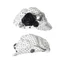 Chấm Bi Handmade Ba Chiều Da Ruy Băng Hoa Đám Mây Bong Bóng Đầu Lớn Có Thể Điều Chỉnh Beret Flat Thay Thế