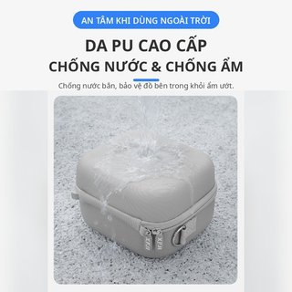 Túi Đựng Máy Ảnh Canon R50 PU Chống Sốc Chống Nước Túi Đeo Chéo Bảo Vệ Ống Kính
