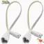 NOTE1 2 Dây Kết Nối Đèn LED, Ống Nhựa PVC Đồng T5 Nam Nữ Dây Kết Nối Dây Nối Dài, Trắng 3Pin 3Pin Cáp Ống Tích Hợp Dây Liên Kết Điện