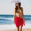 TMOY Nữ Voan Ngắn Sarong Che Váy Không Có Bikini Đi Biển Đồ Bơi Bộ Đồ Tắm Quấn Váy Cho Đồ Bơi Mùa Hè Che Lên TMOY