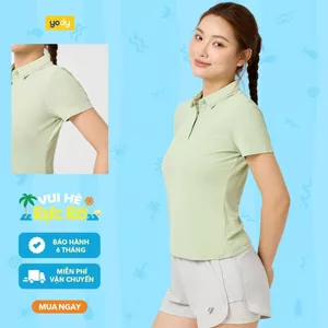 Áo polo thể thao nữ YODY co giãn chất vải mịn, mát siêu nhẹ thoáng khí WAPO26A009