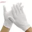 HFSHY 1 Cặp Mới Full Ngón Nam Nữ Nghi Thức Găng Tay Cotton Trắng Bồi Bàn / Lái Xe / Trang Sức / Găng Tay Công Nhân Găng Tay Hấp Thụ Mồ Hôi VN