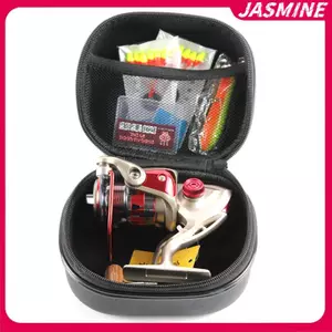 JASMINE Túi Câu Cá Ngoài Trời Spinning Reel Case Cover Fishing Reel Bag Shoproof Chống Thấm Nước Câu Chuyện Bảo Quản Hộp Đựng JASMINE