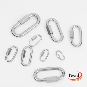 DWEL Climbing Gear Carabiner Khóa vít Liên kết nhanh Vòng kết nối chuỗi