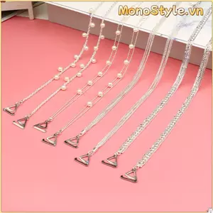 Dây đeo đồ lót MONOSTYLE kim loại đính đá, chống trượt và điều chỉnh được