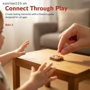 Bộ ngón chân Tic Tac Mini SSVN, Trò chơi bảng X O thực tế, Phụ kiện cảnh nhà búp bê để giả vờ chơi & đạo cụ chụp ảnh.