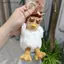 SRVN 12cm Dễ Thương Squeaky Chien Sang Trọng Móc Khóa Động Vật Dễ Thương Sang Trọng Đồ Chơi Mặt Dây Chuyền Chien Búp Bê Móc Khóa Cô Gái Túi Nữ Phụ Kiện Quà Tặng.