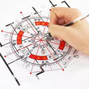Ziyulinyuk Độ Chính Xác Cao Luopan Thước Nhựa Phong Thủy Masterpass Dụng Cụ Đo Nhà Xây Dựng Định Hướng Địa Lý Tiếp Liệu VN