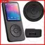 Máy nghe nhạc MP4 Mini YRBWD, Chức năng ghi âm Máy nghe nhạc MP3 màn hình 1,8 inch, Loa tích hợp đa chức năng Bluetooth 5.0 Máy nghe nhạc di động dành cho sinh viên Giải trí du lịch