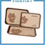 3x Thực Phẩm Uống Khay Trà Đĩa Bánh Ngọt Tấm Vanity Sắp Xếp Khay Phục Vụ Đĩa Cho Món Khai Vị Tiệc Ăn Buffet Nhà Hàng