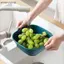 AA 6 Chiếc Giỏ Chứa Hai Lớp Bộ Thoát Nước Cho Nhà Bếp Giải Pháp Giặt Và Bảo Quản Thực Phẩm Hiệu Quả VN