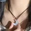 Bluelover Dễ Thương Cổ Tích Phong Cách Mặt Trăng Mặt Dây Chuyền Xương Đòn Dây Xích Nelace Thích Hợp Cho Nữ Trang Sức Phụ Kiện Quà Tặng Mới