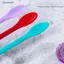 Ziyulinyuk Dụng Cụ Cạo Hai Đầu Silicon Đầu Nhỏ Thìa Mỹ Phẩm Kem Nền Mini Đào Thìa Dụng Cụ Trang Điểm Mỹ Phẩm VN
