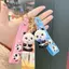 AqToCna Gấu Trúc Dễ Thương Hoạt Hình Móc Khóa Kawaii Động Vật Mặt Dây Chuyền Móc Khóa Túi Charm Xe Chìa Khóa Phụ Kiện Dành Cho Bé Gái Bé Trai Người Yêu Dự Tiệc Quà Tặng AqToCna