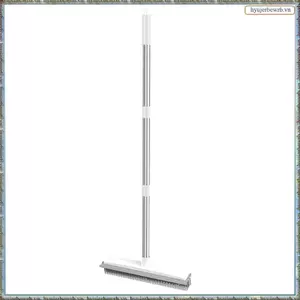 Dành Cho Thú Cưng Lông Thú Cưng Dụng Cụ Tẩy Lông Chổi Thảm Rake Với Squeegee Tay Cầm Dài Cho Thảm Gỗ Cứng Sàn