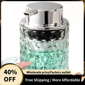Hộp đựng xà phòng cầm tay tạo bọt, Hộp đựng xà phòng phòng tắm hoặc Hộp đựng kem dưỡng da cho nhà bếp, Hộp đựng kính trong suốt có thể đổ lại Dễ dàng lắp đặt Dễ dàng sử dụng